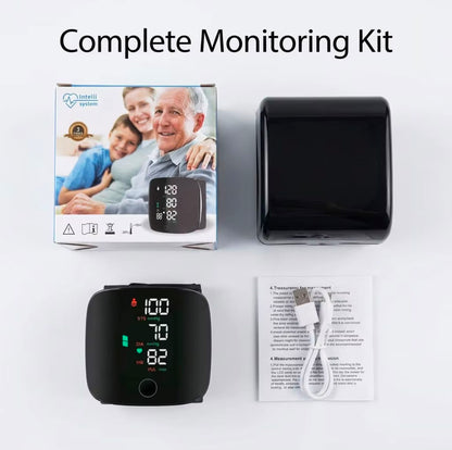 Tensiomètre Électronique au Poignet avec Écran LCD & Mémoire