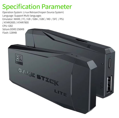 🎮 Game Stick Lite 2.4G — La console rétro ultime pour jouer à deux